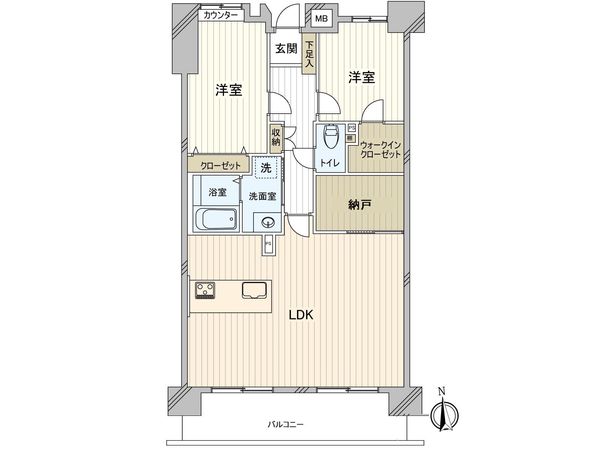 グローリアス三河安城第2 間取図(平面図)