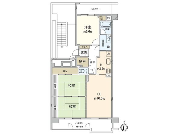 コープ野村新安城 A棟 間取図(平面図) コープ野村新安城 A棟 間取図(平面図)