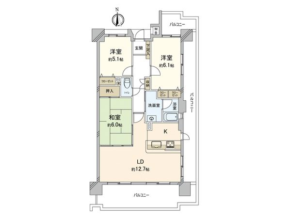 グローリアス三河安城第2 間取図(平面図) グローリアス三河安城第2 間取図(平面図)