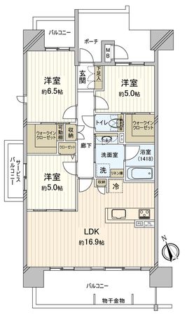 リコット三河安城東町 間取図(平面図) リコット三河安城東町 間取図(平面図)
