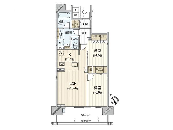 リフローレ新安城 間取図(平面図) リフローレ新安城 間取図(平面図)