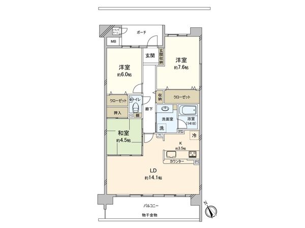 間取図(平面図)