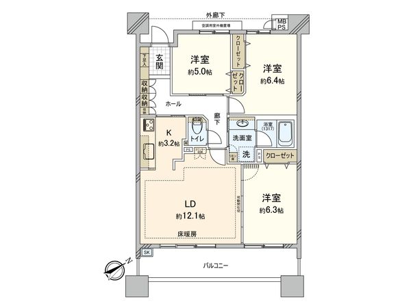 間取図(平面図)
