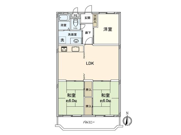 大和レジデンス安祥 間取図(平面図) 間取図(平面図)