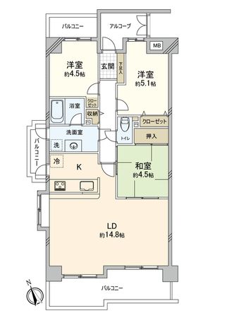 シティコープ安城桜町 間取図(平面図) シティコープ安城桜町 間取図(平面図)