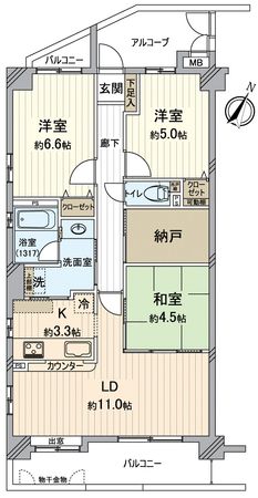 間取図(平面図)