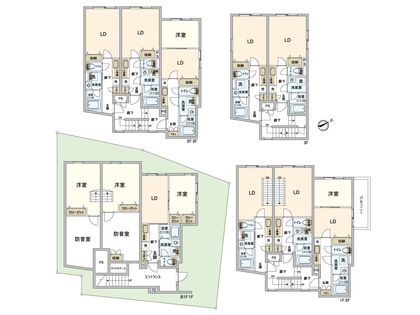 Green Terrace池ノ上 間取図(平面図)