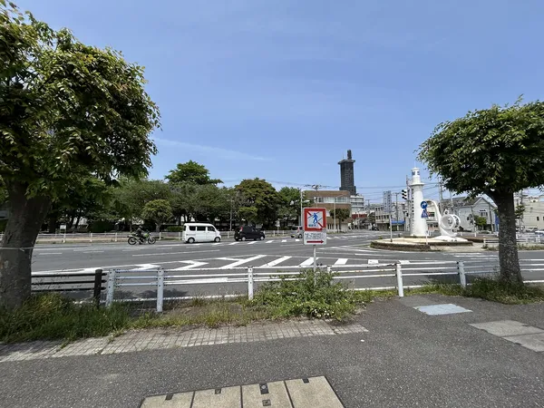本物件北側