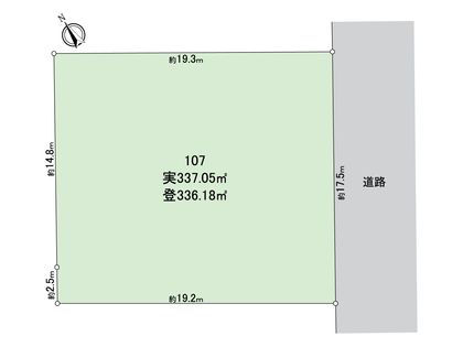 港区港楽二丁目 所在土地 区画図
