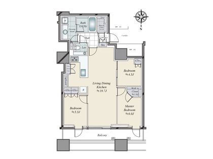 三田ガーデンヒルズ サウスヒル 間取図