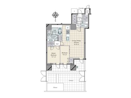 三田ガーデンヒルズ パークマンション 間取図