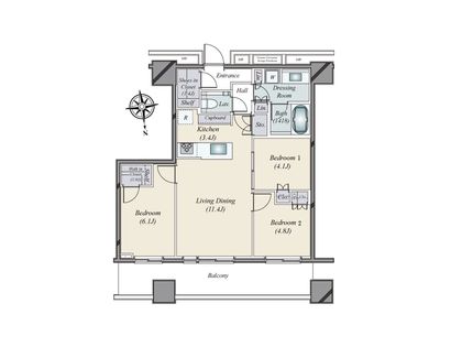 間取図(平面図)