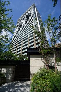 グランドメゾン白金の杜ザ・タワー 建物外観
