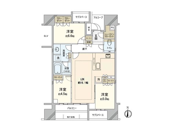 間取図(平面図)