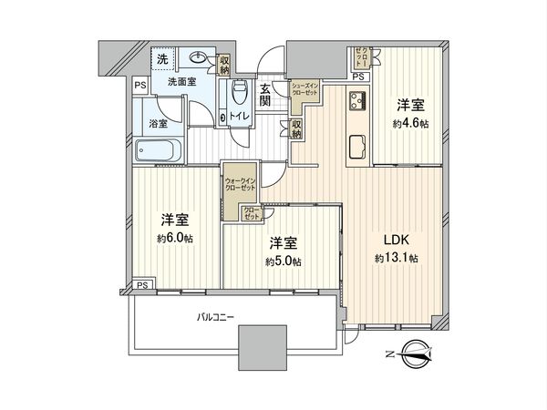 シティタワー大阪本町 間取図