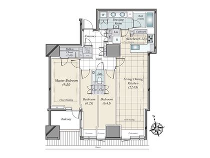 三田ガーデンヒルズ ノースヒル 間取図