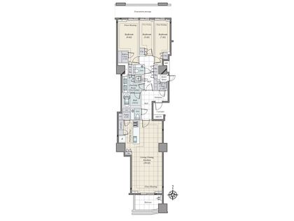 三田ガーデンヒルズ パークマンション 間取図