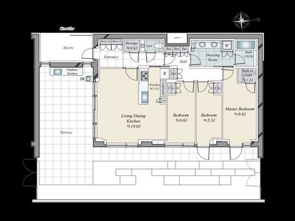 三田ガーデンヒルズ ヴィラ 間取図
