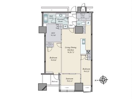 三田ガーデンヒルズ イーストヒル 2LDK