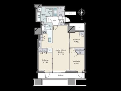 三田ガーデンヒルズ サウスヒル 間取図