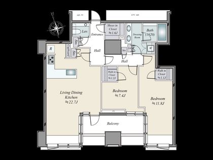 三田ガーデンヒルズ ノースヒル 間取図