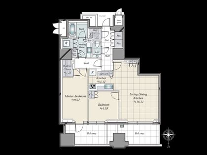 三田ガーデンヒルズ パークマンション 間取図