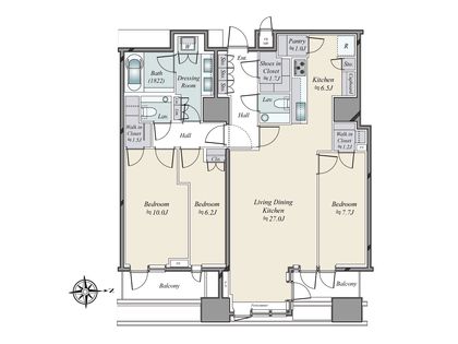 三田ガーデンヒルズ イーストヒル 3LDK