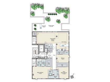 専用庭82.18平米（フローティングガーデン）