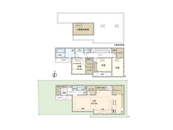 上連雀2丁目戸建 間取り