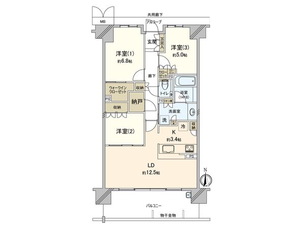 ジオ杉並高井戸 間取り