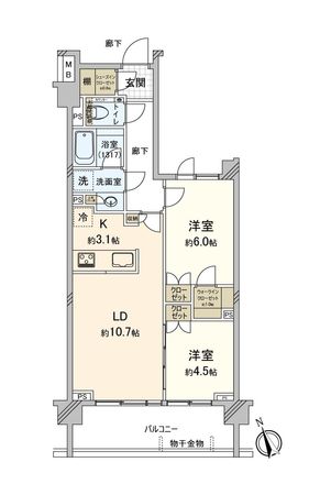 ローレルコート杉並松庵 間取図(平面図)