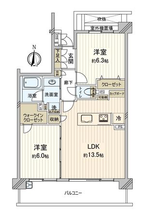 東小金井パークホームズ 間取図(平面図)