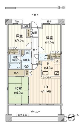 間取図(平面図)