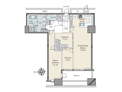 三田ガーデンヒルズ イーストヒル 間取図