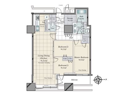 三田ガーデンヒルズ イーストヒル 間取図(平面図)