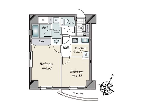 ベルザ南麻布 間取図