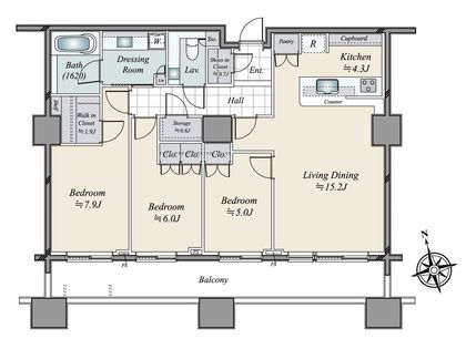 間取図(平面図)