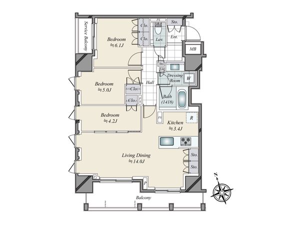 間取図(平面図)