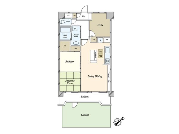 ライオンズマンション門前仲町第3 間取図(平面図)