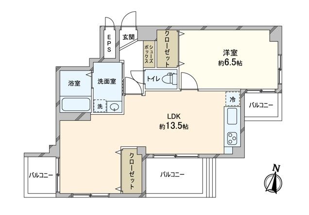 キャラマスハイツ 間取図