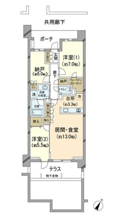 プラウド美しが丘 間取り