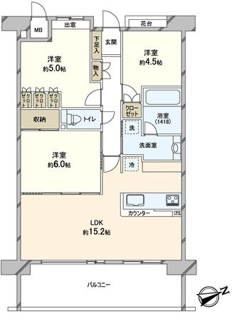 ルリエ大船 間取図