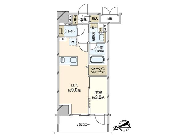 ソルティア藤沢鵠沼 間取り図