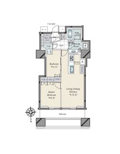 三田ガーデンヒルズ サウスヒル 間取図(平面図)