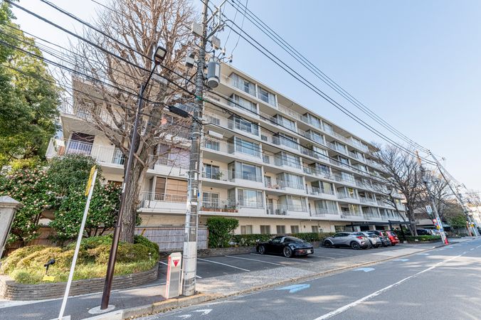 白金マンション 建物外観