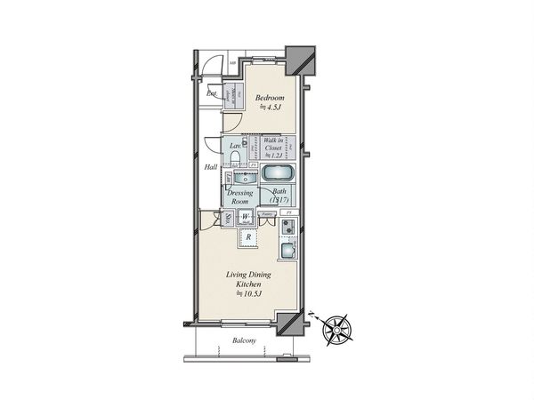 パークリュクス日本橋 間取図