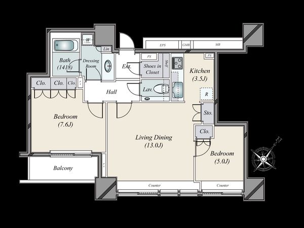 間取図(平面図)
