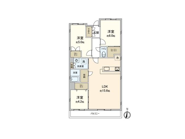 プラウド茨木双葉町 間取図