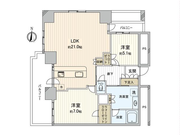 レジデンス梅田ローレルタワー 間取図