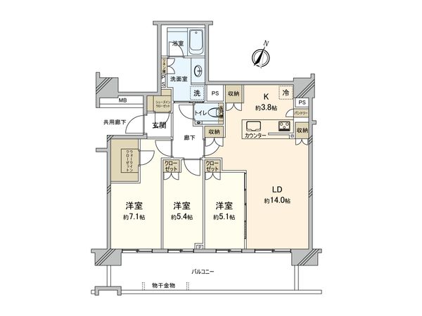 間取図(平面図)